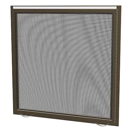 Ritescreen 46 in W x 38 in H Casement Window Screen, CA5, BetterVue Mesh, Bronze CA5-B16-MSBV-L00-H38-W46